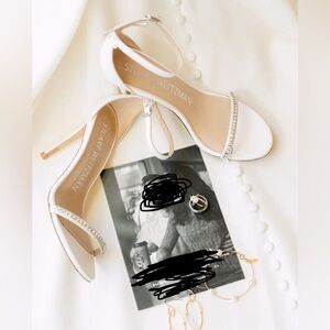 Stuart Weitzman White Heels